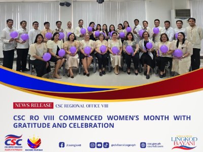 CSC RO VIII Commenced Women's Month with Gratitude and Celebration